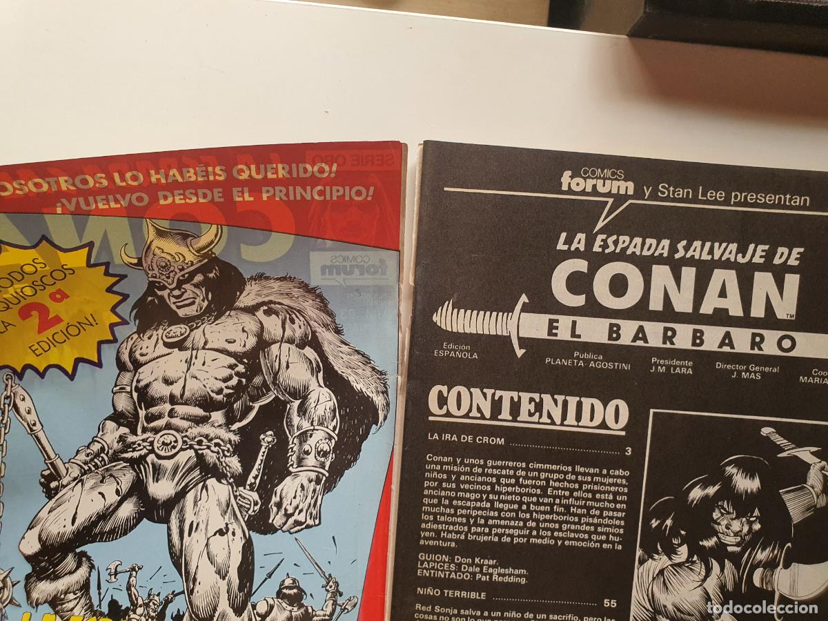 C&oacute;mics: COMIC LA ESPADA DE CONAN EL BARBARO - N&ordm; 93 - SERIE ORO - Foto 2
