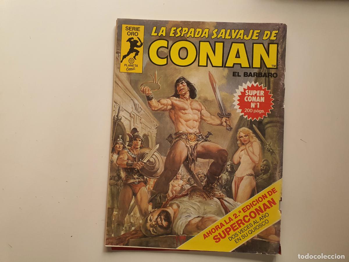 C&oacute;mics: COMIC LA ESPADA DE CONAN EL BARBARO - N&ordm; 93 - SERIE ORO - Foto 3