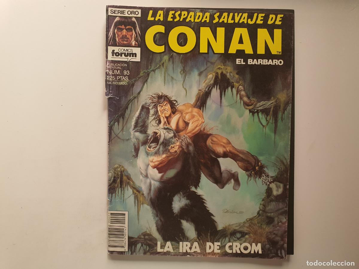 C&oacute;mics: COMIC LA ESPADA DE CONAN EL BARBARO - N&ordm; 93 - SERIE ORO - Foto 1