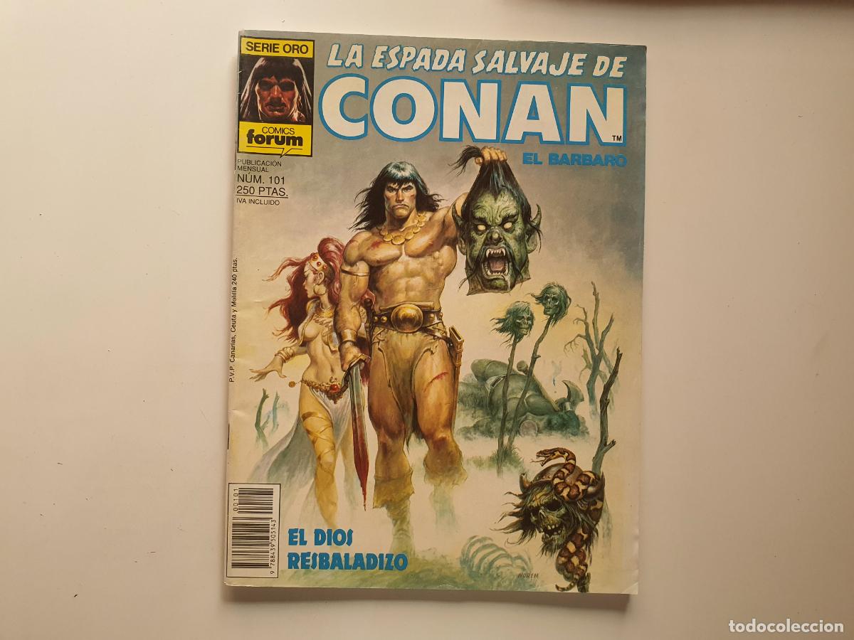 C&oacute;mics: COMIC LA ESPADA DE CONAN EL BARBARO - N&ordm; 101 - SERIE ORO - Foto 1