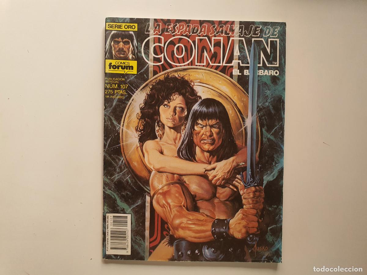 C&oacute;mics: COMIC LA ESPADA DE CONAN EL BARBARO - N&ordm; 107 - SERIE ORO - Foto 1