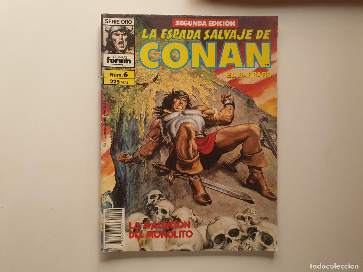 C&oacute;mics: COMIC LA ESPADA DE CONAN EL BARBARO - N&ordm; 6 - SERIE ORO - Foto 1