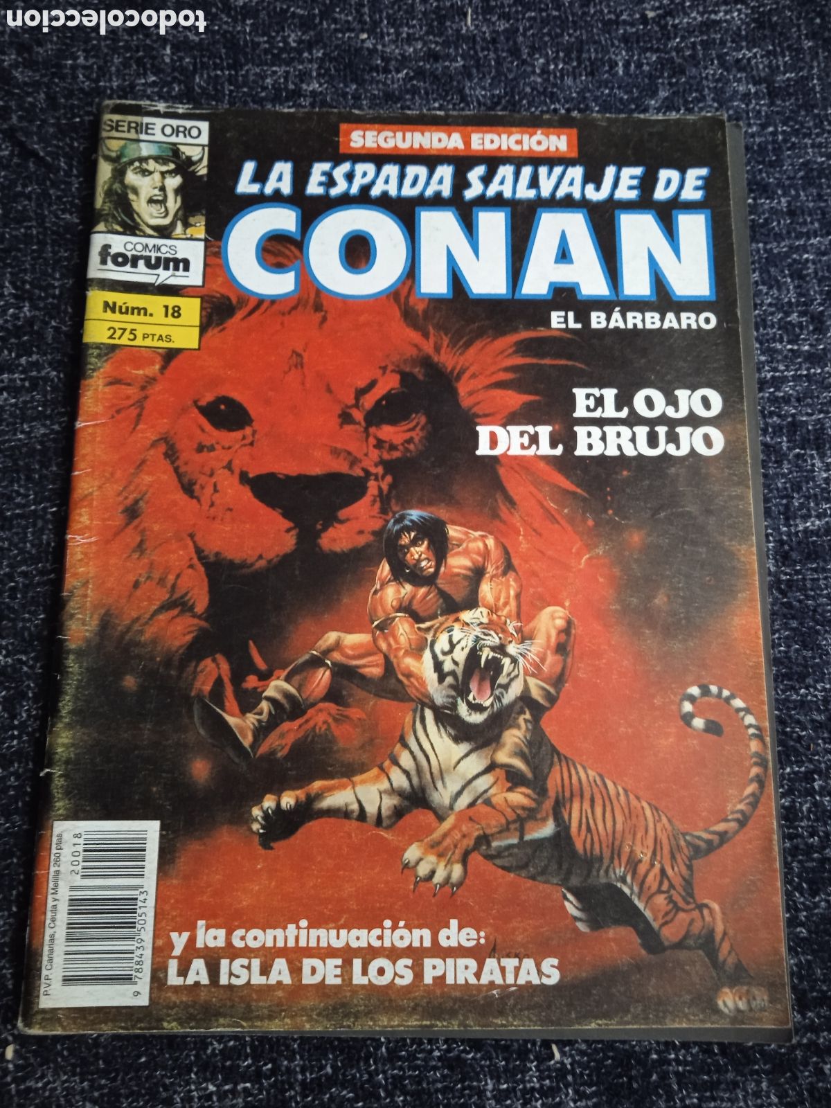 C&oacute;mics: LA ESPADA SALVAJE DE CONAN N&ordm; 18 - 2&ordf; - SEGUNDA EDICION - Foto 1