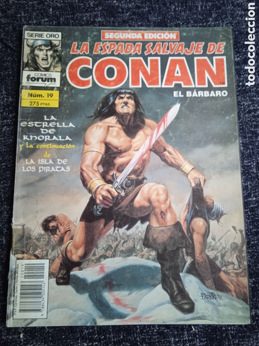C&oacute;mics: LA ESPADA SALVAJE DE CONAN N&ordm; 19 - 2&ordf; - SEGUNDA EDICION - Foto 1