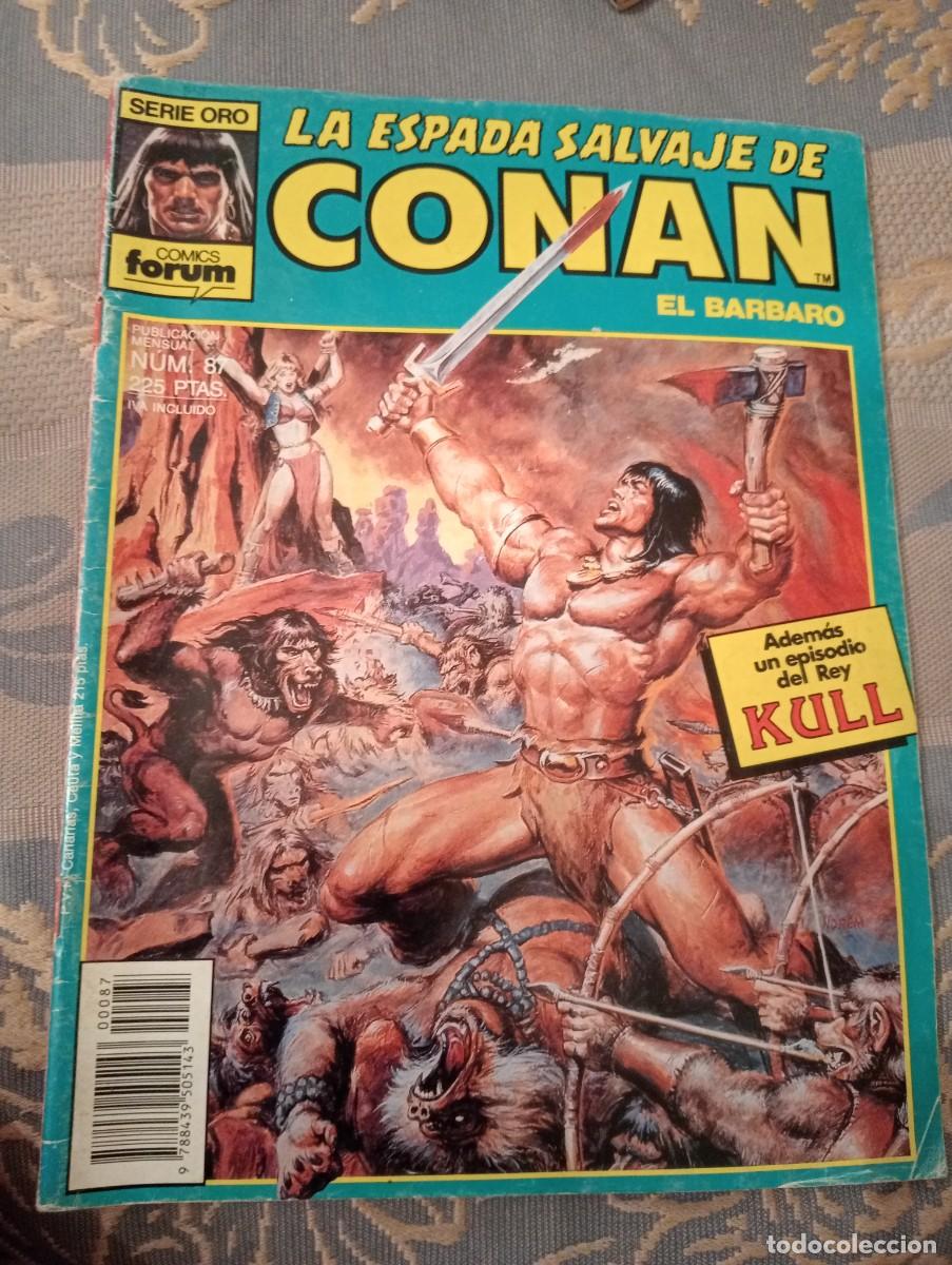C&oacute;mics: COMICS FORUM LA ESPADA SALVAJE CONAN EL BARBARO SERIE ORO N&Uacute;MERO 87 - Foto 1
