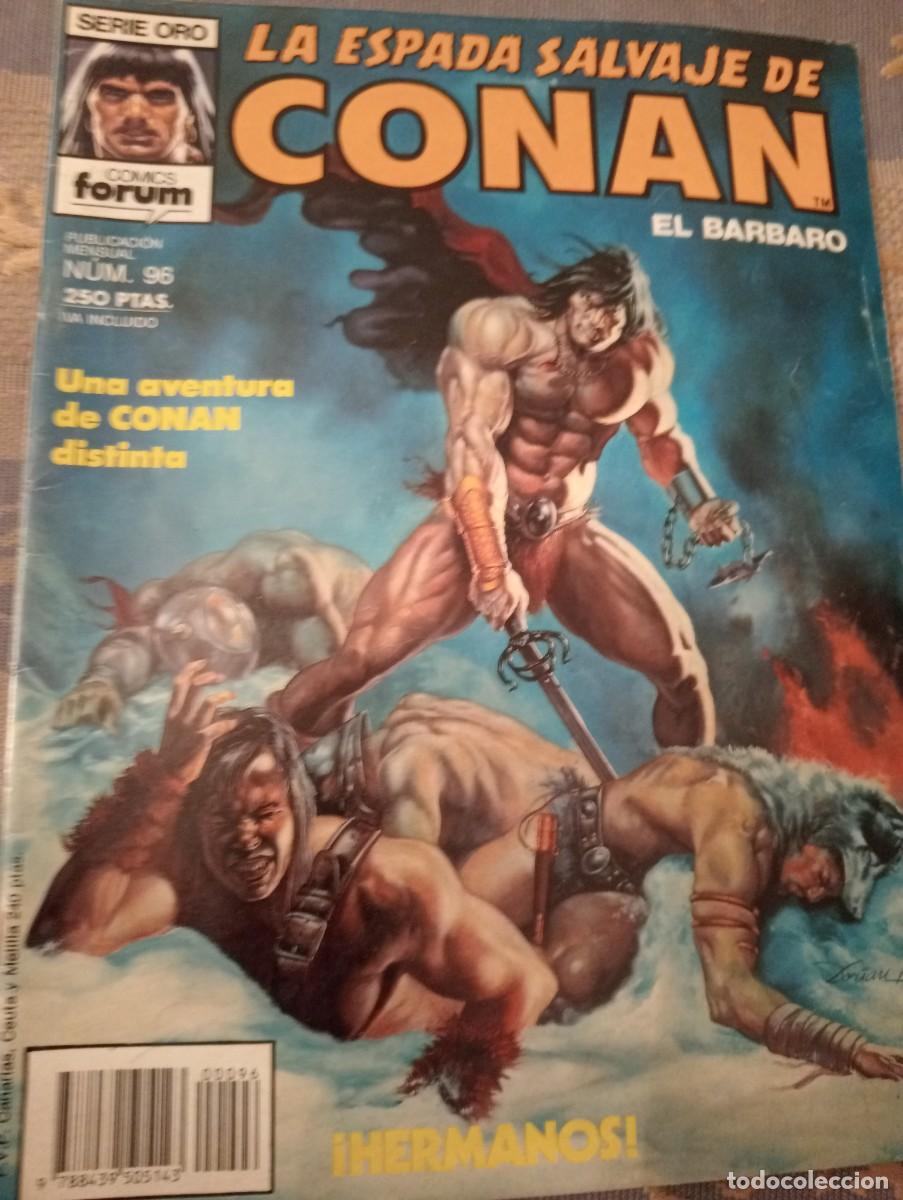 C&oacute;mics: COMICS FORUM LA ESPADA SALVAJE CONAN EL BARBARO SERIE ORO N&Uacute;MERO 96 - Foto 1