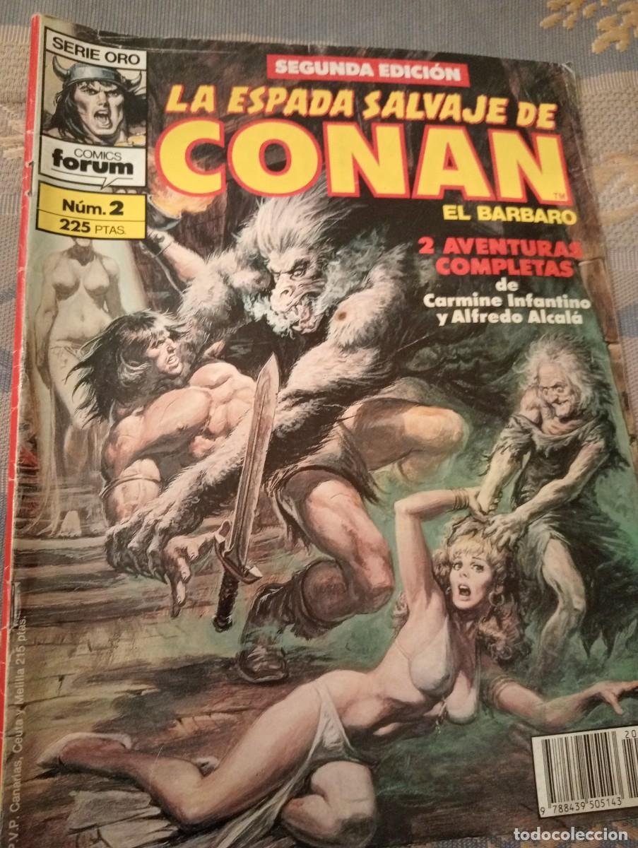 C&oacute;mics: COMICS FORUM LA ESPADA SALVAJE CONAN EL BARBARO SERIE ORO N&Uacute;MERO 2 - Foto 1