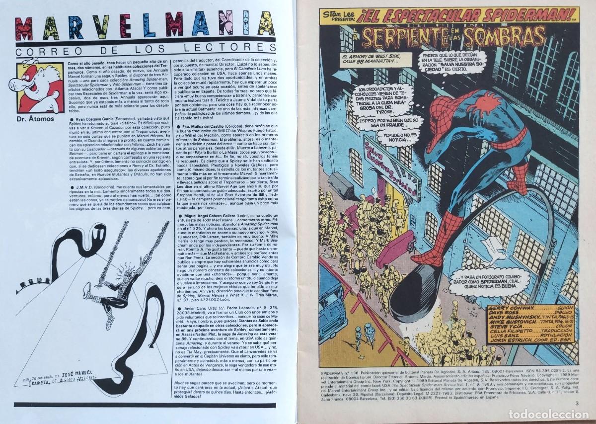 C&oacute;mics: Spiderman Vol. 1 N&ordm; 196 - C&oacute;mics Forum 1989 - Foto 2