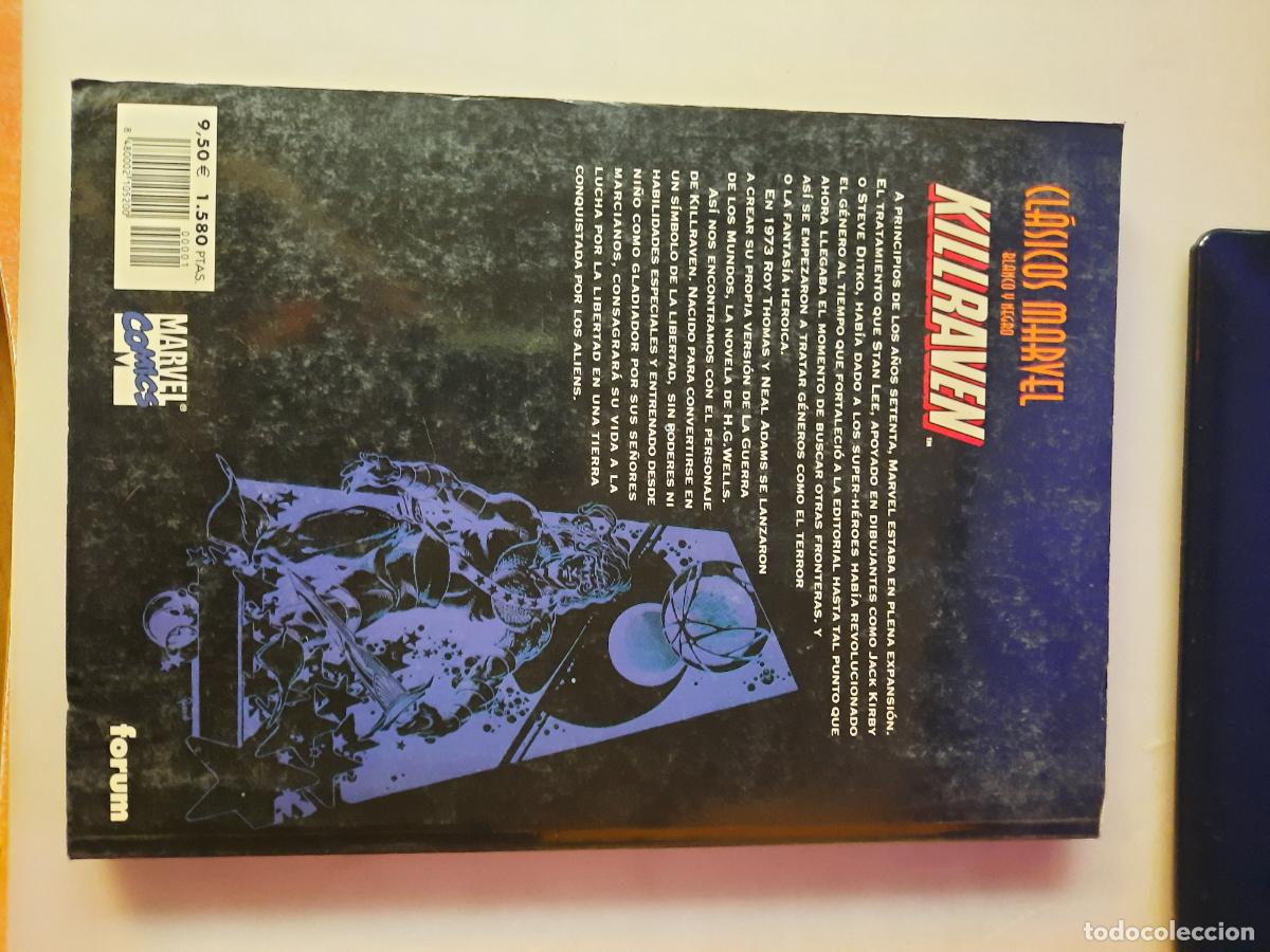 C&oacute;mics: CL&Aacute;SICOS MARVEL B/N: KILLRAVEN N&ordm; 1 Y 2 -ED. FORUM - Foto 9