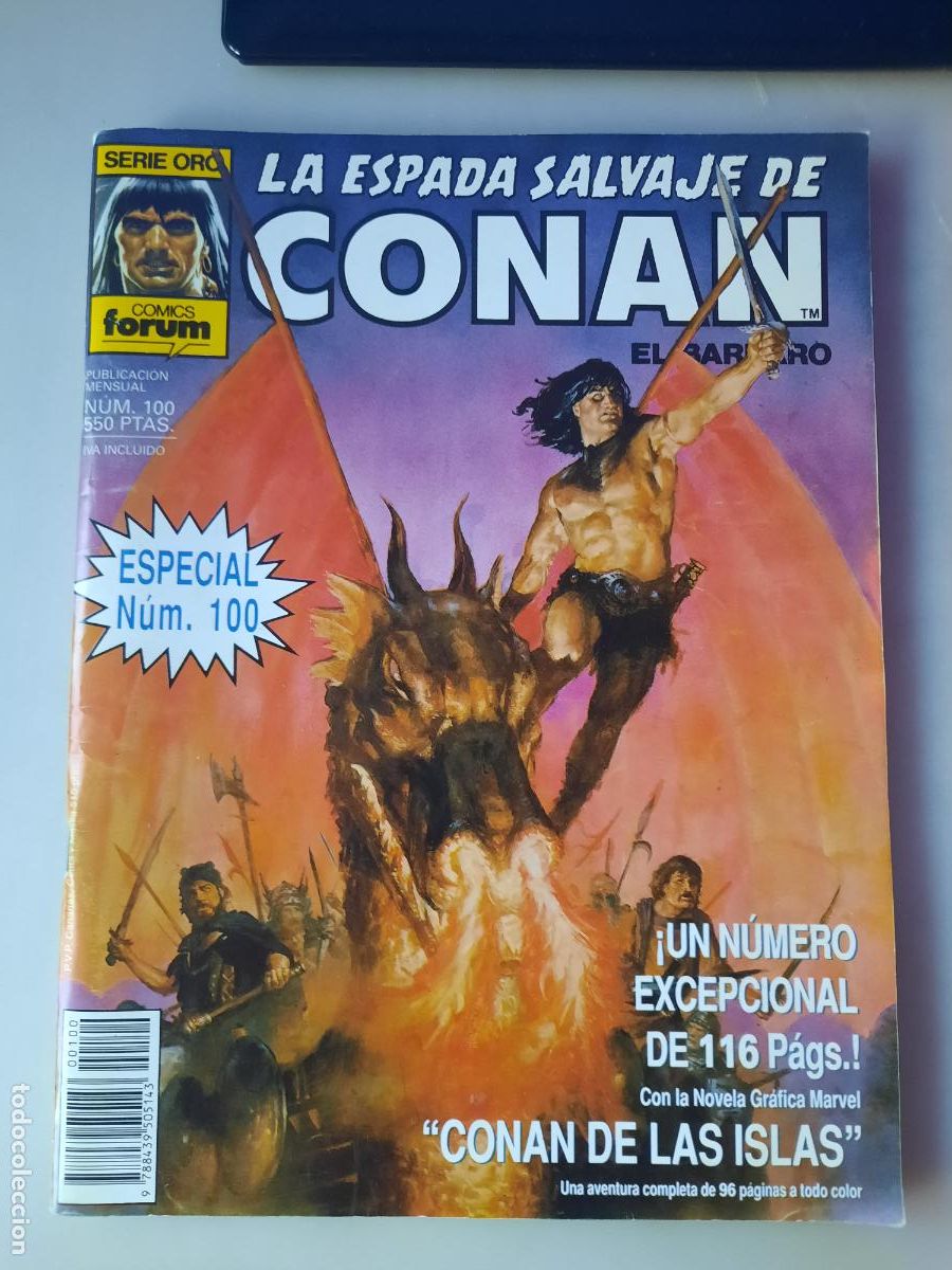C&oacute;mics: LA ESPADA SALVAJE DE CONAN N&ordm; 100 - ED. FORUM - Foto 1