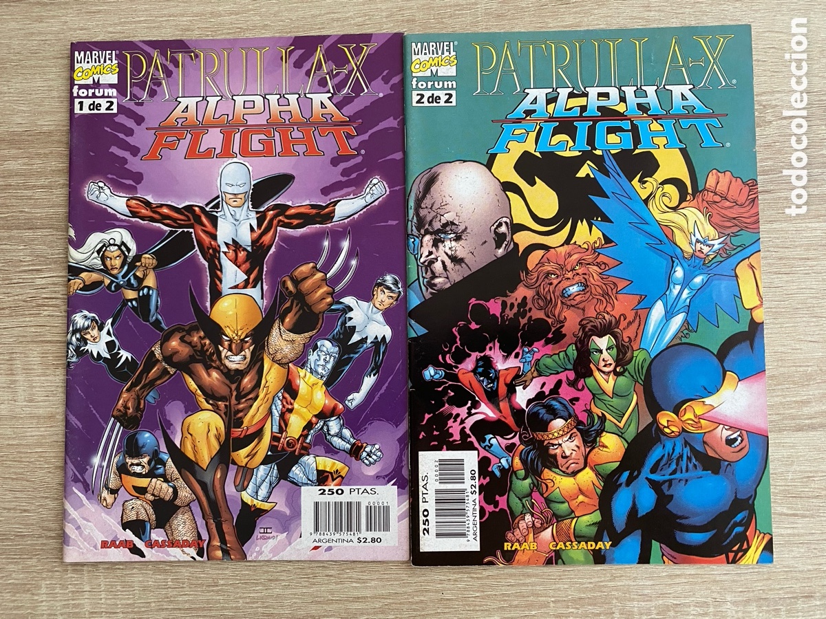 C&oacute;mics: Patrulla-X / Alpha Flight (1999) &ndash; 2 c&oacute;mics F&oacute;rum Marvel &ndash; John Cassaday - Foto 2