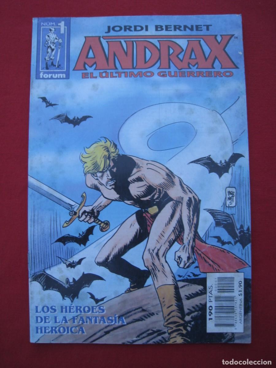 C&oacute;mics: ANDRAX - EL ULTIMO GUERRERO - N&ordm; 1 - FORUM. - Foto 1
