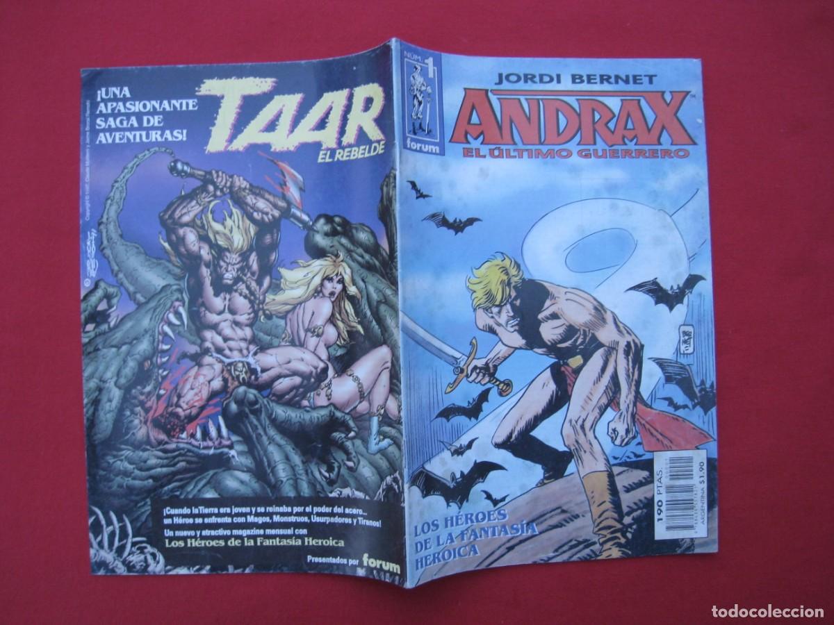 C&oacute;mics: ANDRAX - EL ULTIMO GUERRERO - N&ordm; 1 - FORUM. - Foto 2