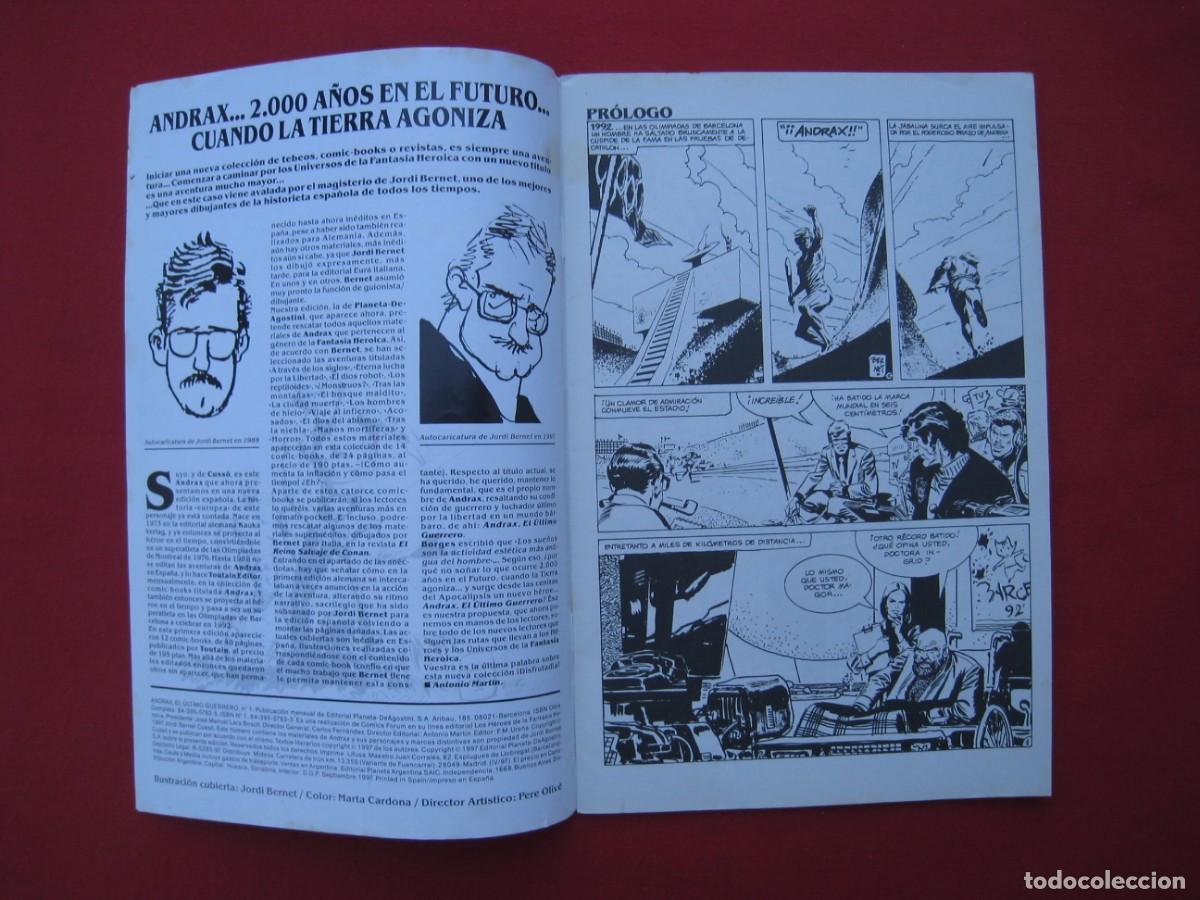 C&oacute;mics: ANDRAX - EL ULTIMO GUERRERO - N&ordm; 1 - FORUM. - Foto 6