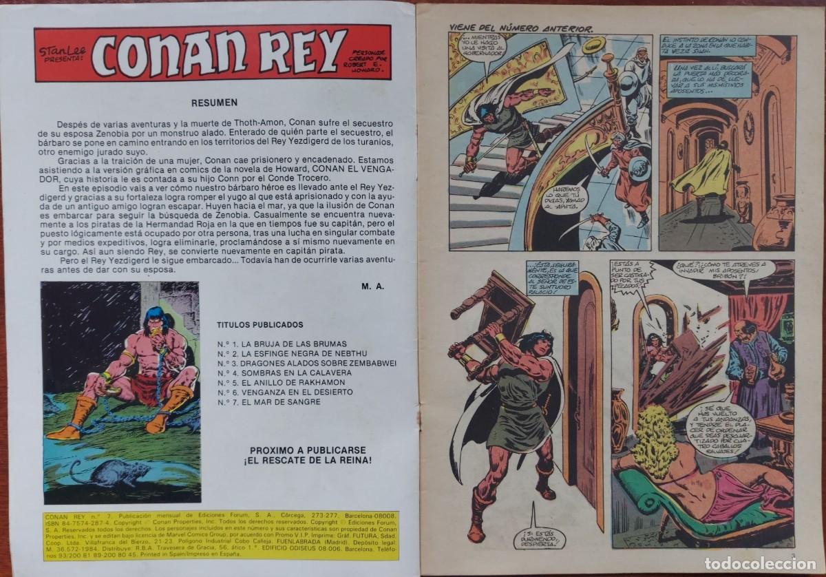 C&oacute;mics: Conan Rey N&ordm; 7 - C&oacute;mics Forum 1985 - Foto 2