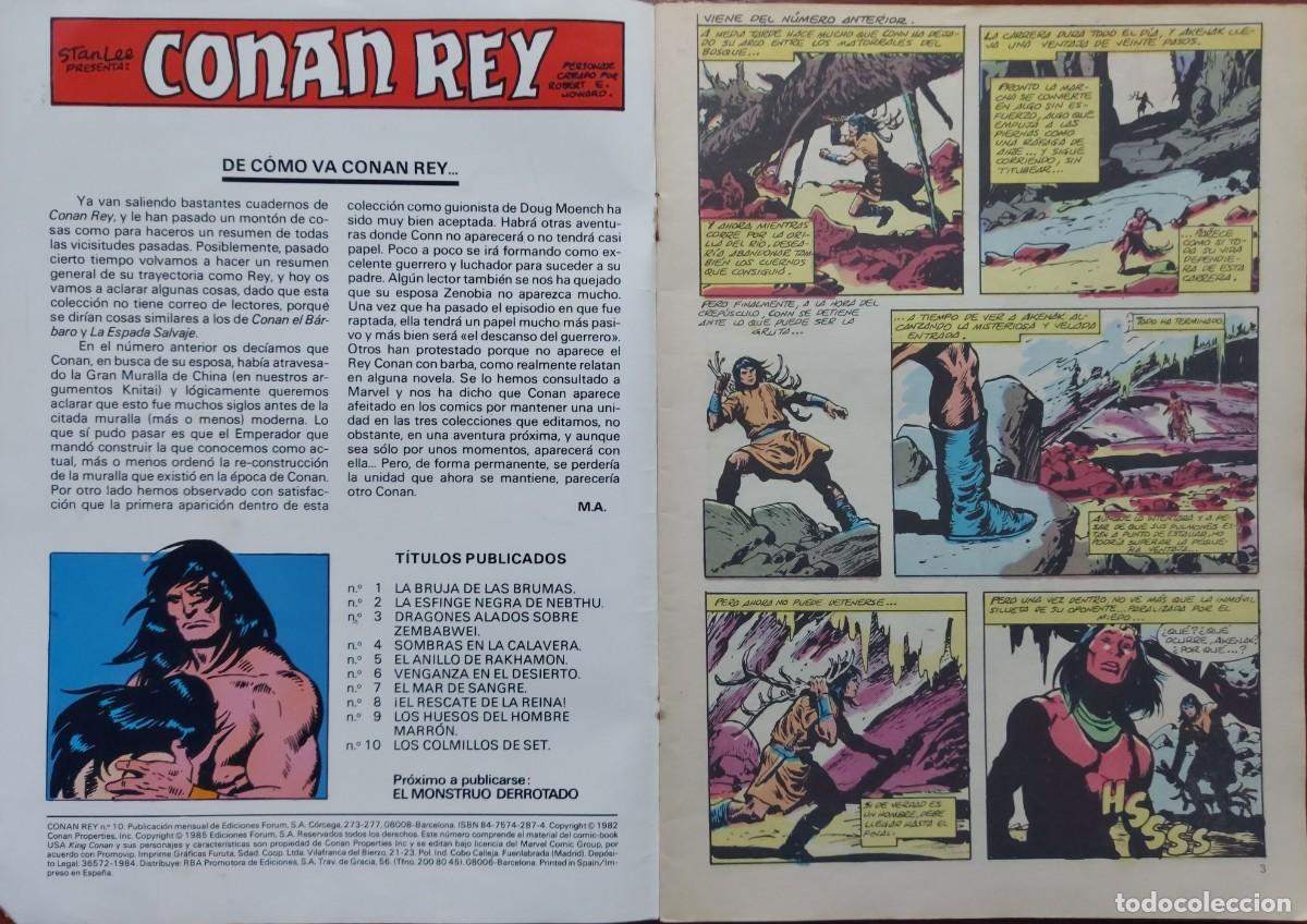 C&oacute;mics: Conan Rey N&ordm; 10 - C&oacute;mics Forum 1985 - Foto 2