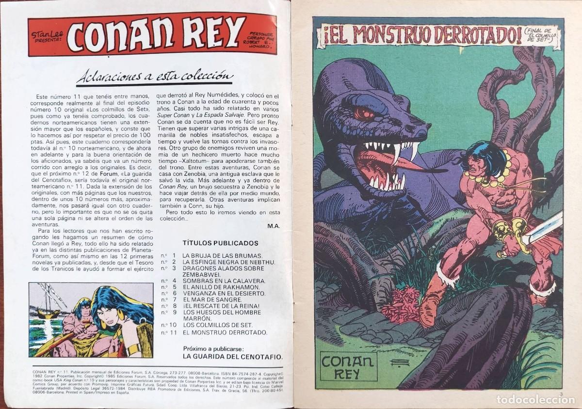 C&oacute;mics: Conan Rey N&ordm; 11 - C&oacute;mics Forum 1985 - Foto 2