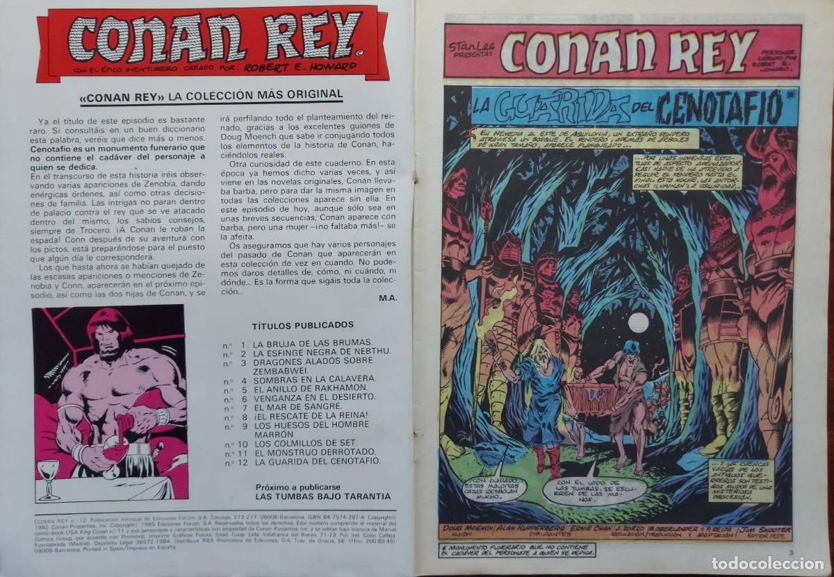 C&oacute;mics: Conan Rey N&ordm; 12 - C&oacute;mics Forum 1985 - Foto 2