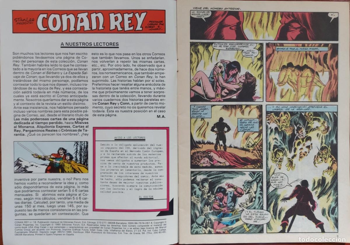 C&oacute;mics: Conan Rey N&ordm; 16 - C&oacute;mics Forum 1986 - Foto 2