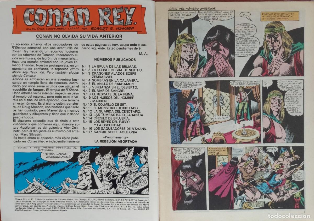 C&oacute;mics: Conan Rey N&ordm; 17 - C&oacute;mics Forum 1986 - Foto 2