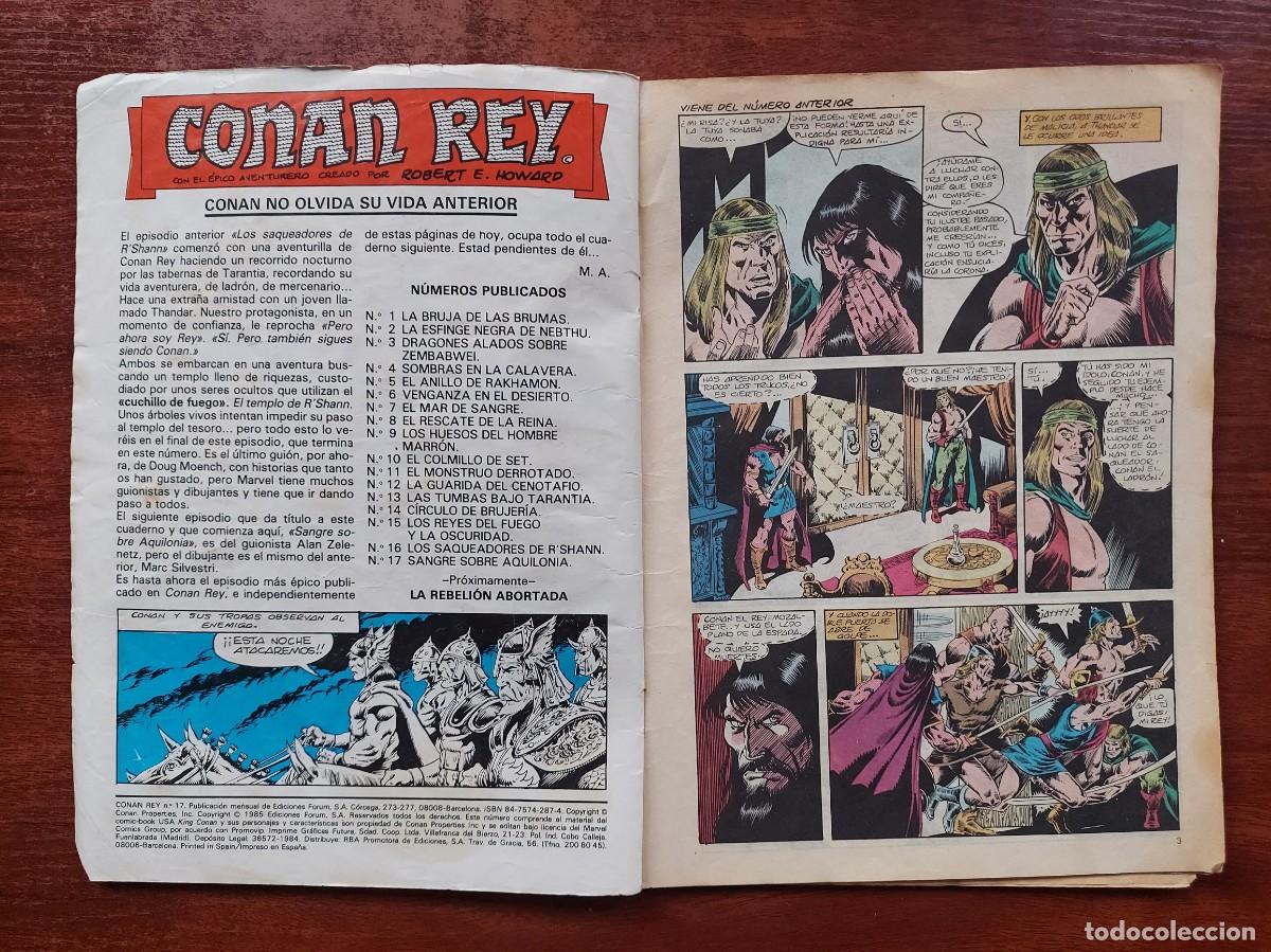C&oacute;mics: Conan Rey N&ordm; 17 - C&oacute;mics Forum 1986 - Foto 2