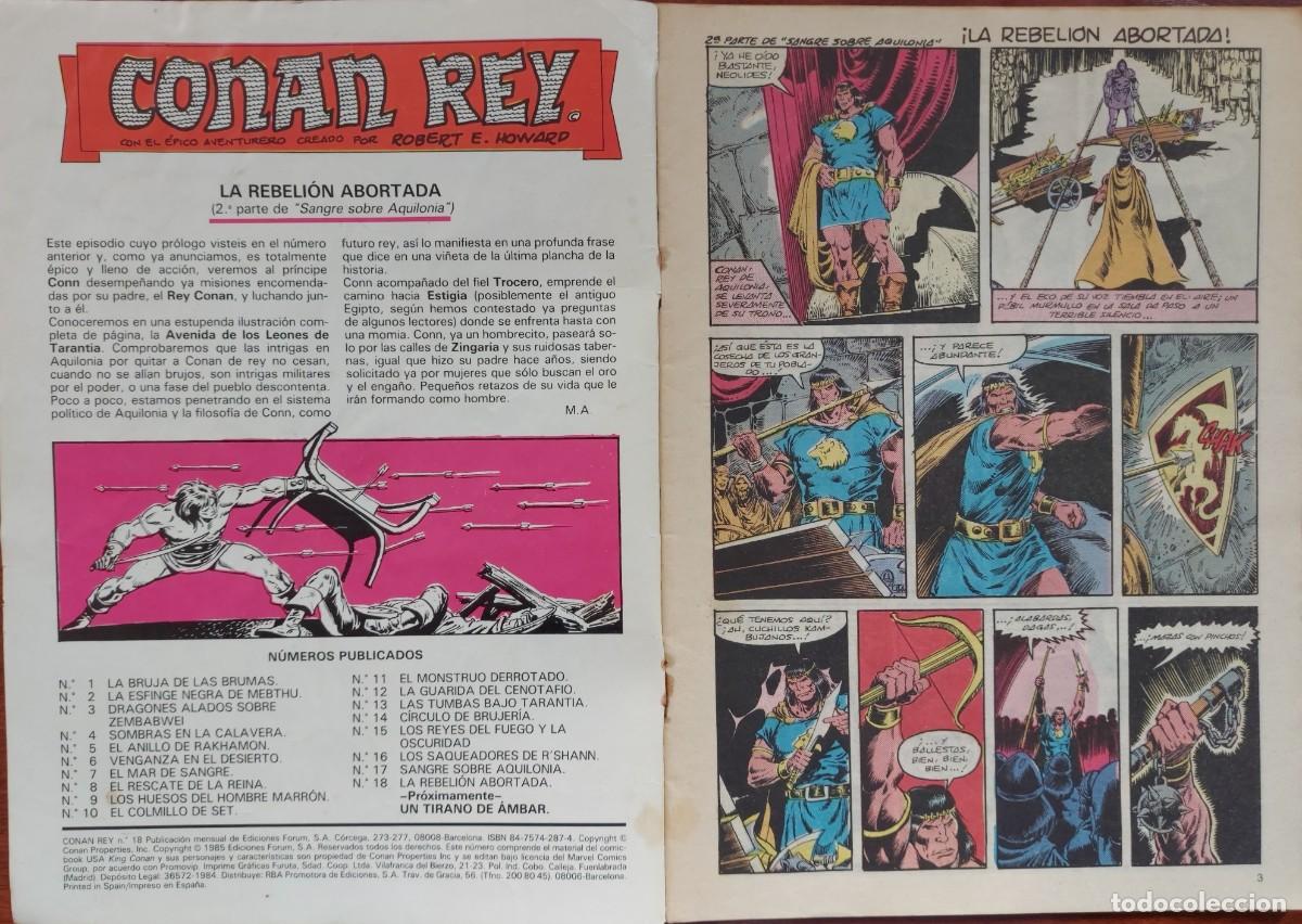 C&oacute;mics: Conan Rey N&ordm; 18 - C&oacute;mics Forum 1986 - Foto 2