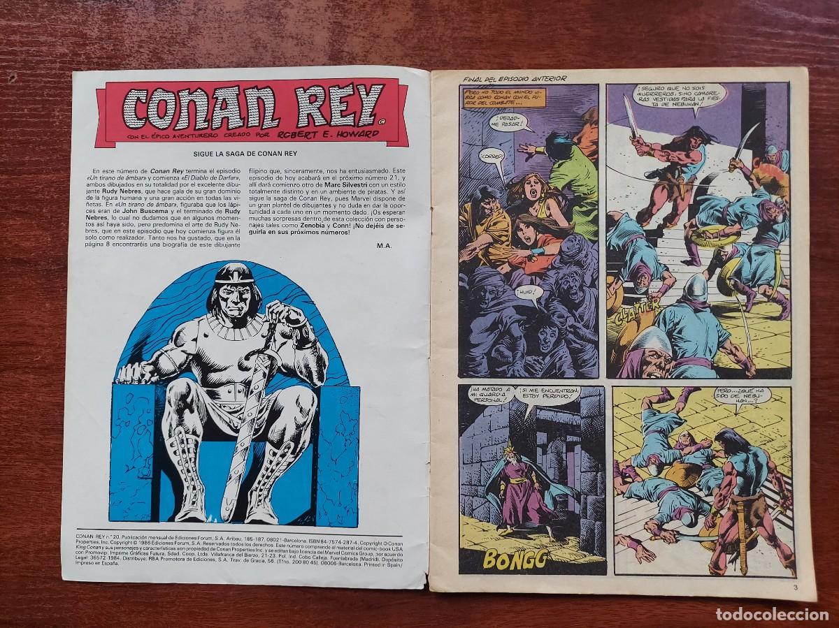 C&oacute;mics: Conan Rey N&ordm; 20 - C&oacute;mics Forum 1986 - Foto 2