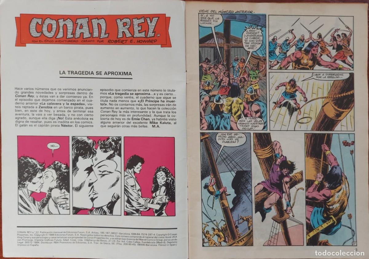 C&oacute;mics: Conan Rey N&ordm; 22 - C&oacute;mics Forum 1986 - Foto 2