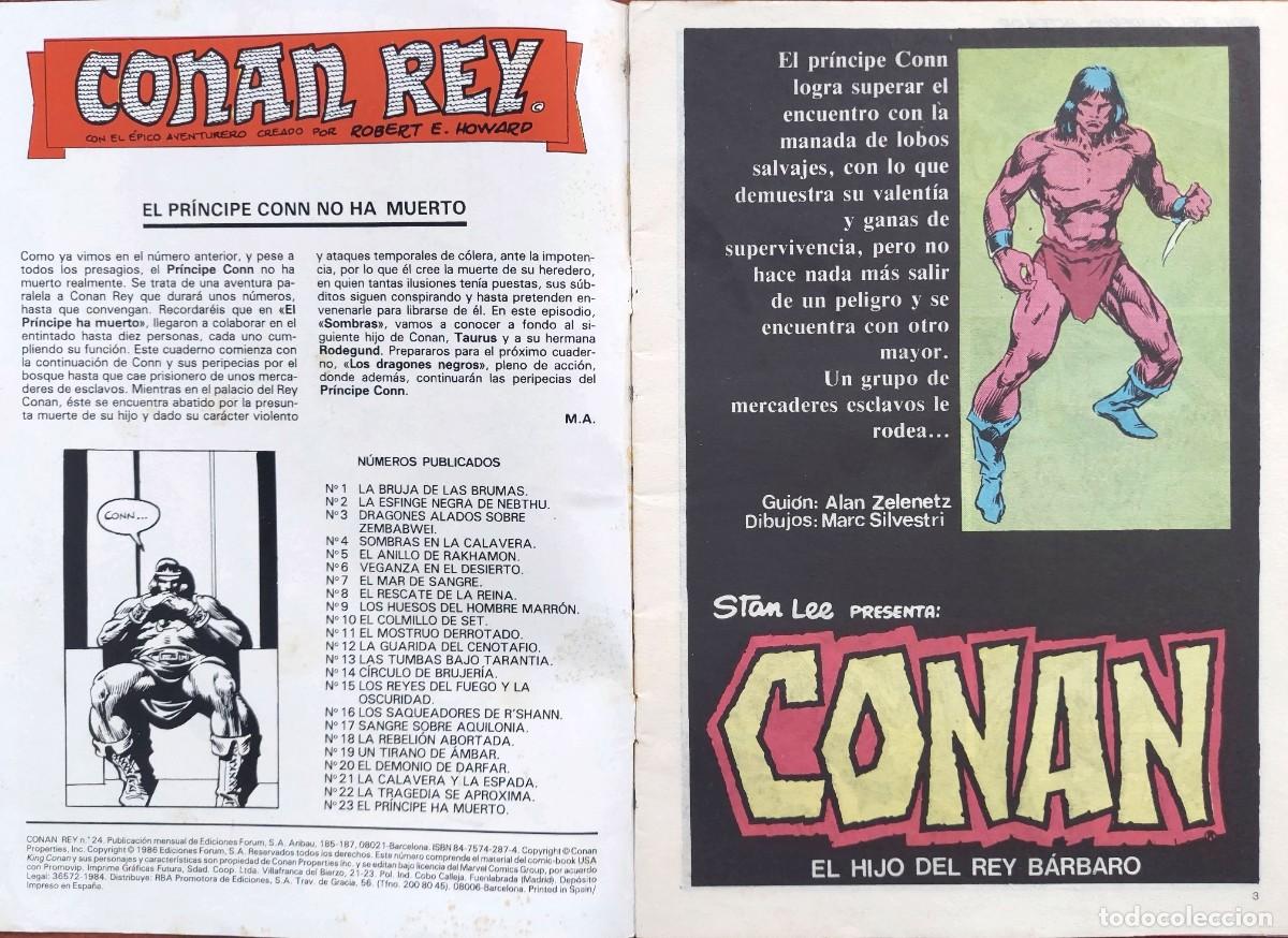 C&oacute;mics: Conan Rey N&ordm; 24 - C&oacute;mics Forum 1986 - Foto 2