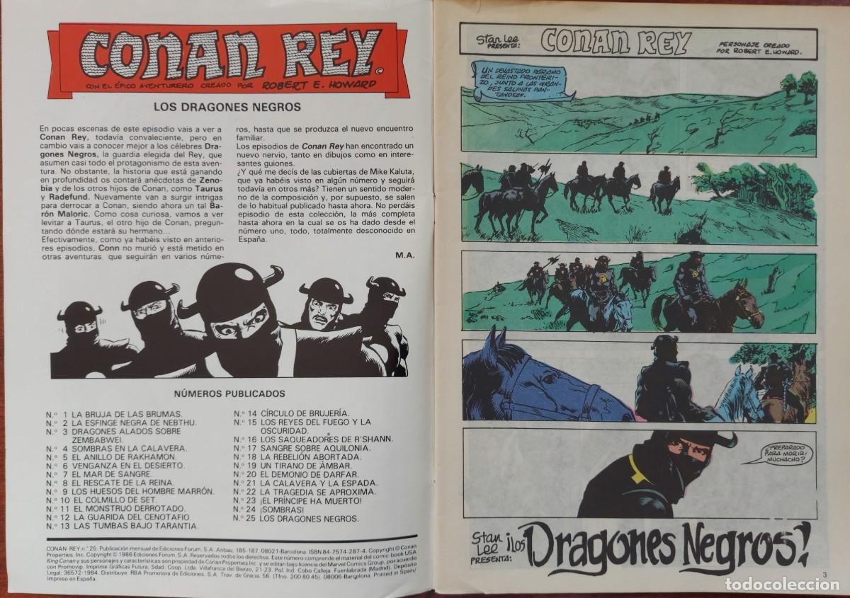 C&oacute;mics: Conan Rey N&ordm; 25 - C&oacute;mics Forum 1986 - Foto 2