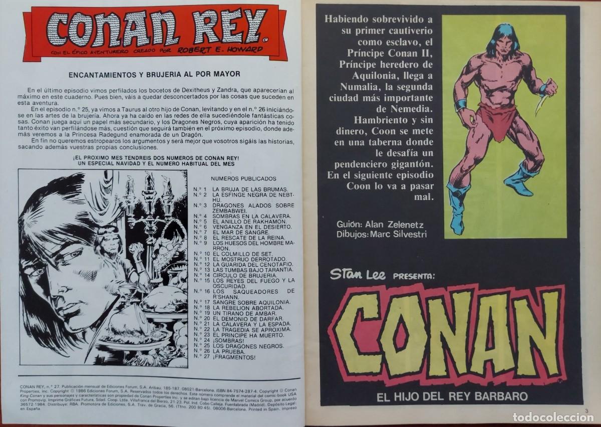 C&oacute;mics: Conan Rey N&ordm; 27 - C&oacute;mics Forum 1986 - Foto 2