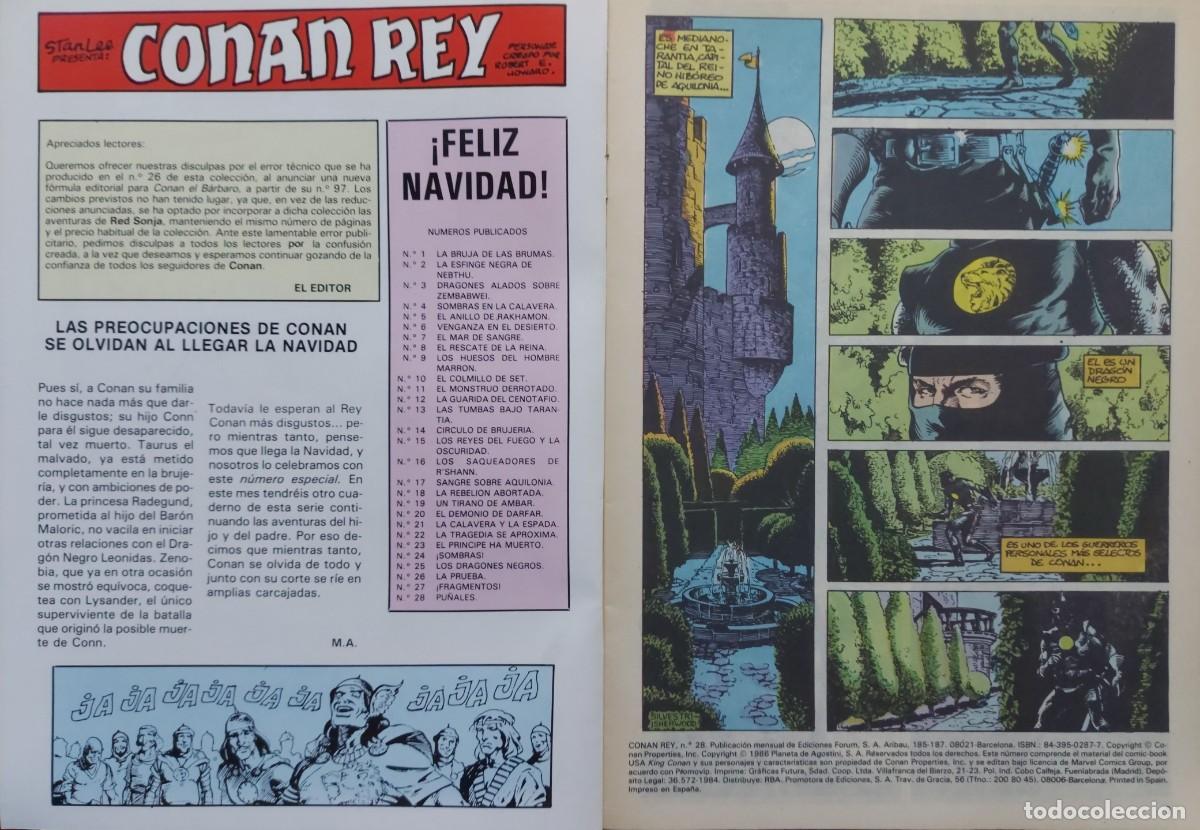 C&oacute;mics: Conan Rey N&ordm; 28 - C&oacute;mics Forum 1986 - Foto 2