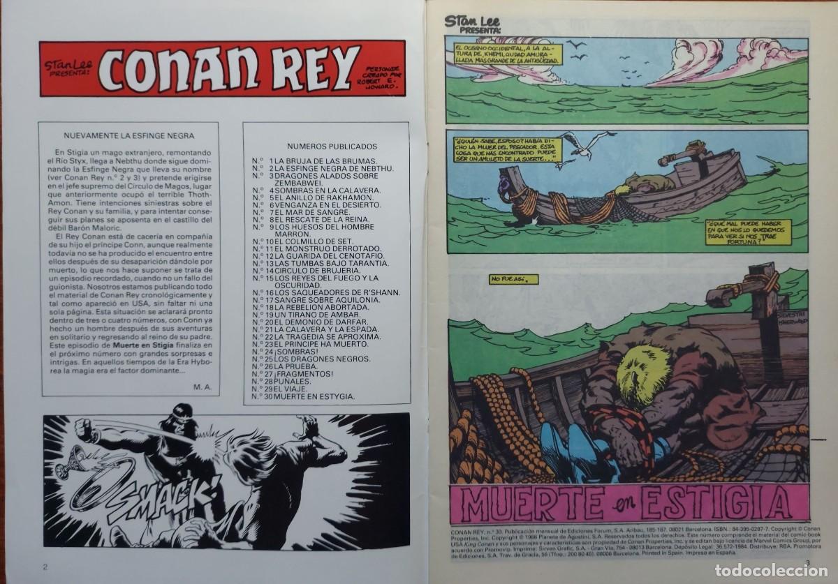 C&oacute;mics: Conan Rey N&ordm; 30 - C&oacute;mics Forum 1987 - Foto 2