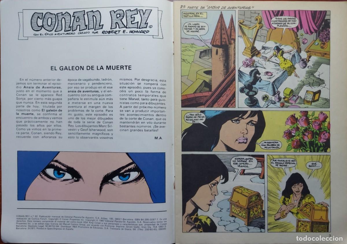 C&oacute;mics: Conan Rey N&ordm; 32 - C&oacute;mics Forum 1987 - Foto 2