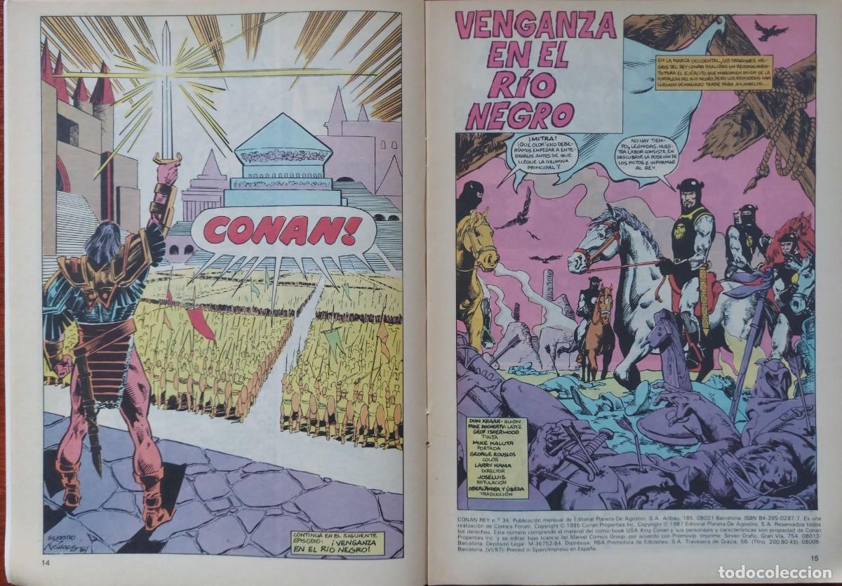 C&oacute;mics: Conan Rey N&ordm; 34 - C&oacute;mics Forum 1987 - Foto 3