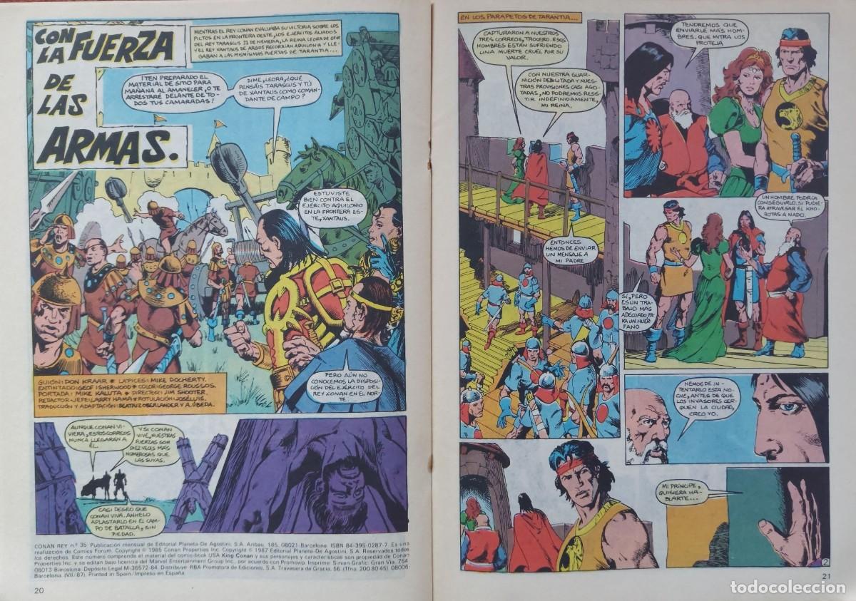 C&oacute;mics: Conan Rey N&ordm; 35 - C&oacute;mics Forum 1987 - Foto 4