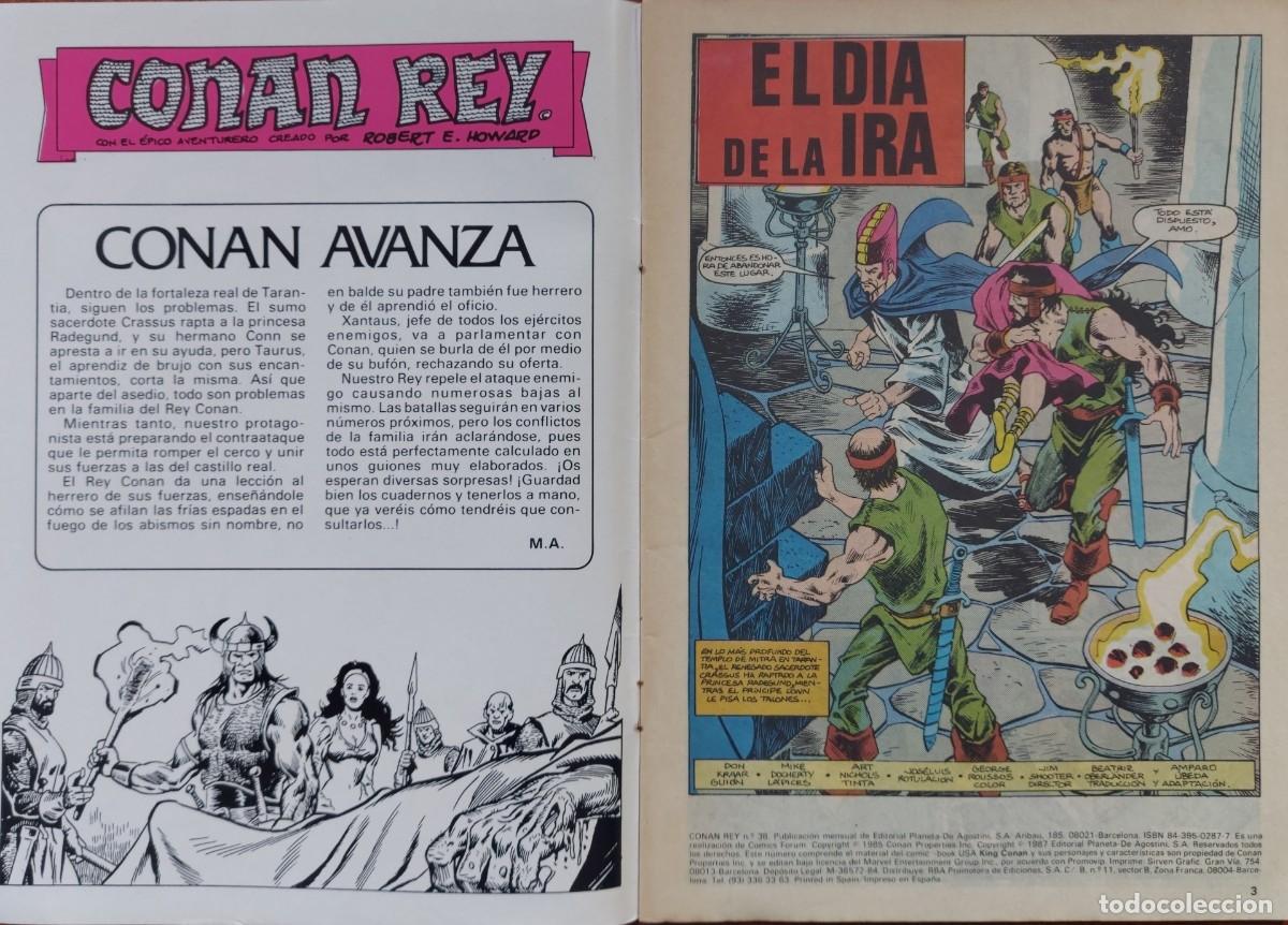 C&oacute;mics: Conan Rey N&ordm; 38 - C&oacute;mics Forum 1987 - Foto 2