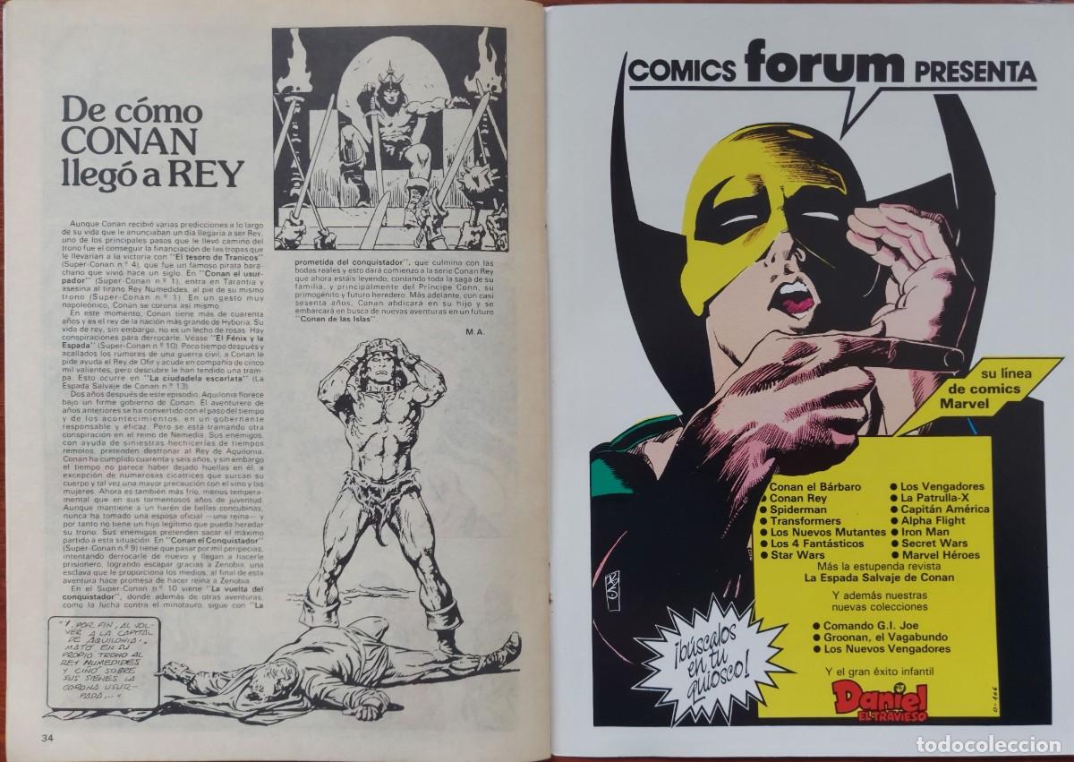 C&oacute;mics: Conan Rey N&ordm; 38 - C&oacute;mics Forum 1987 - Foto 5