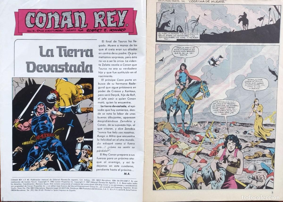 C&oacute;mics: Conan Rey N&ordm; 40 - C&oacute;mics Forum 1987 - Foto 2