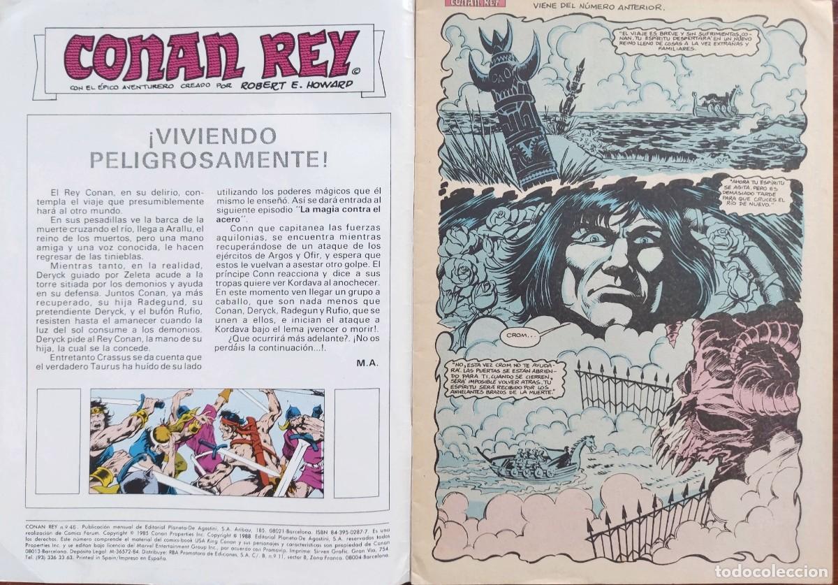 C&oacute;mics: Conan Rey N&ordm; 46 - C&oacute;mics Forum 1988 - Foto 2