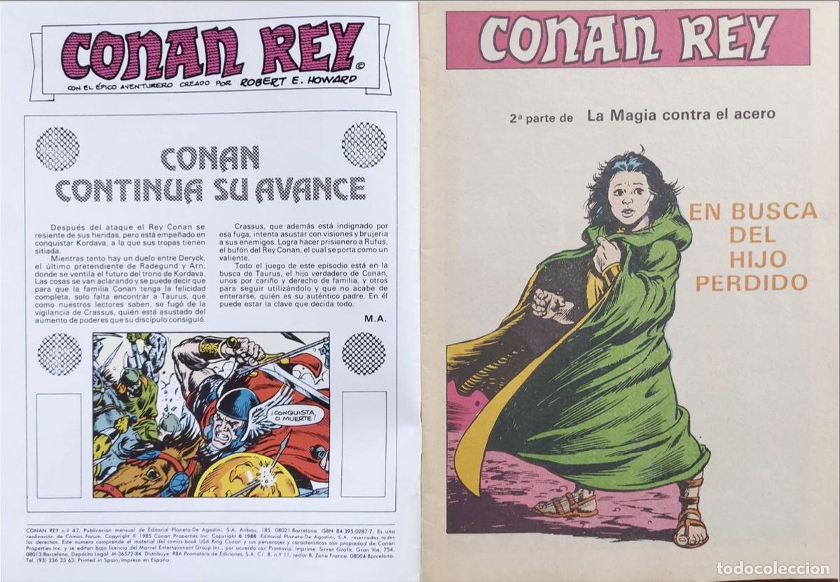 C&oacute;mics: Conan Rey N&ordm; 47 - C&oacute;mics Forum 1988 - Foto 2