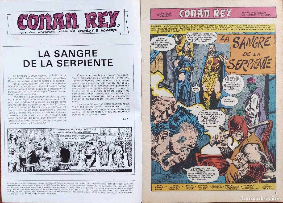 C&oacute;mics: Conan Rey N&ordm; 48 - C&oacute;mics Forum 1988 - Foto 2