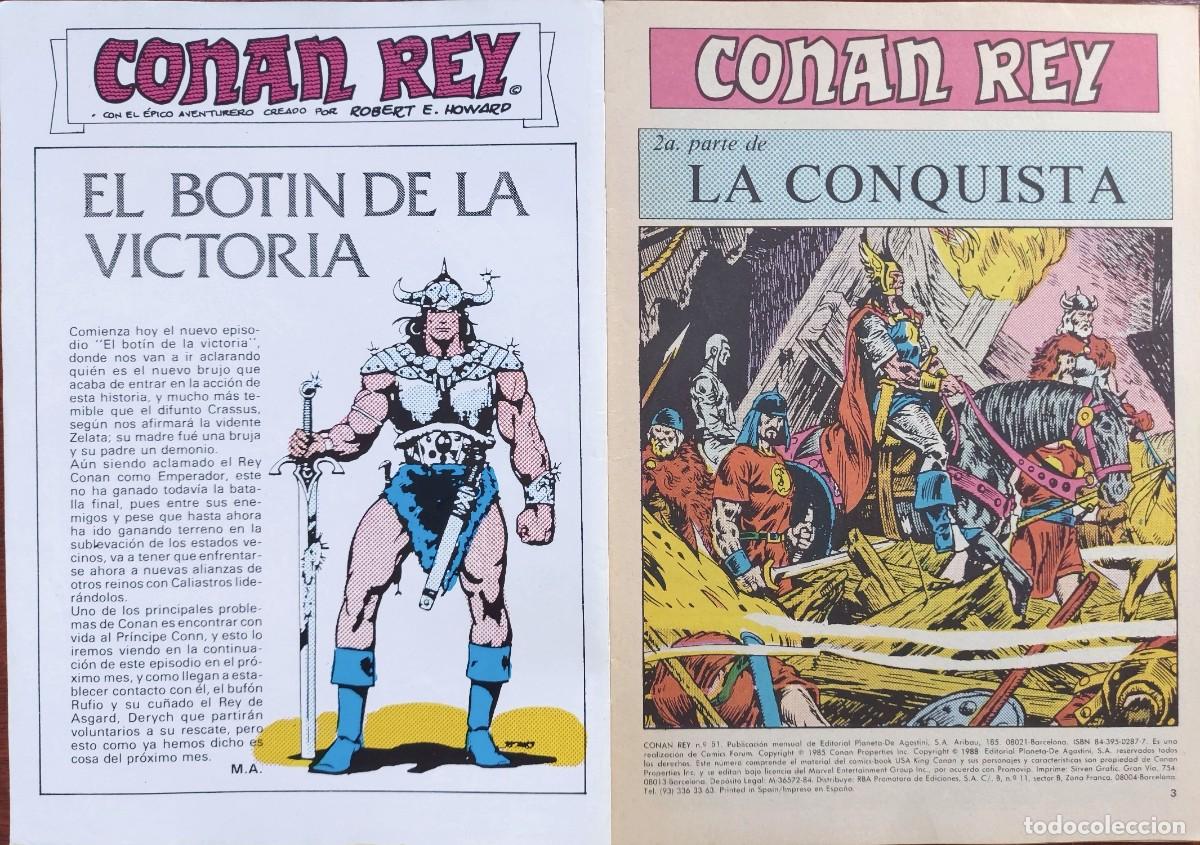 C&oacute;mics: Conan Rey N&ordm; 51 - C&oacute;mics Forum 1988 - Foto 2