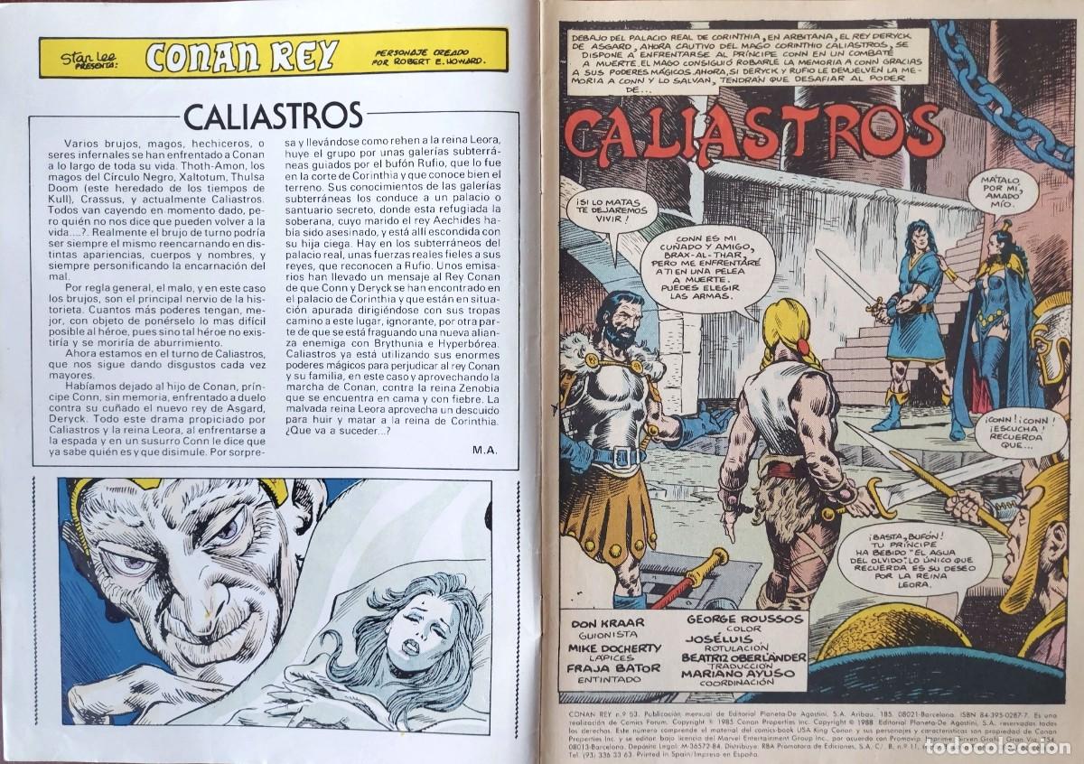 C&oacute;mics: Conan Rey N&ordm; 53 - C&oacute;mics Forum 1989 - Foto 2
