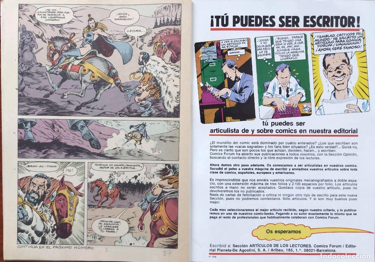 C&oacute;mics: Conan Rey N&ordm; 54 - C&oacute;mics Forum 1989 - Foto 5