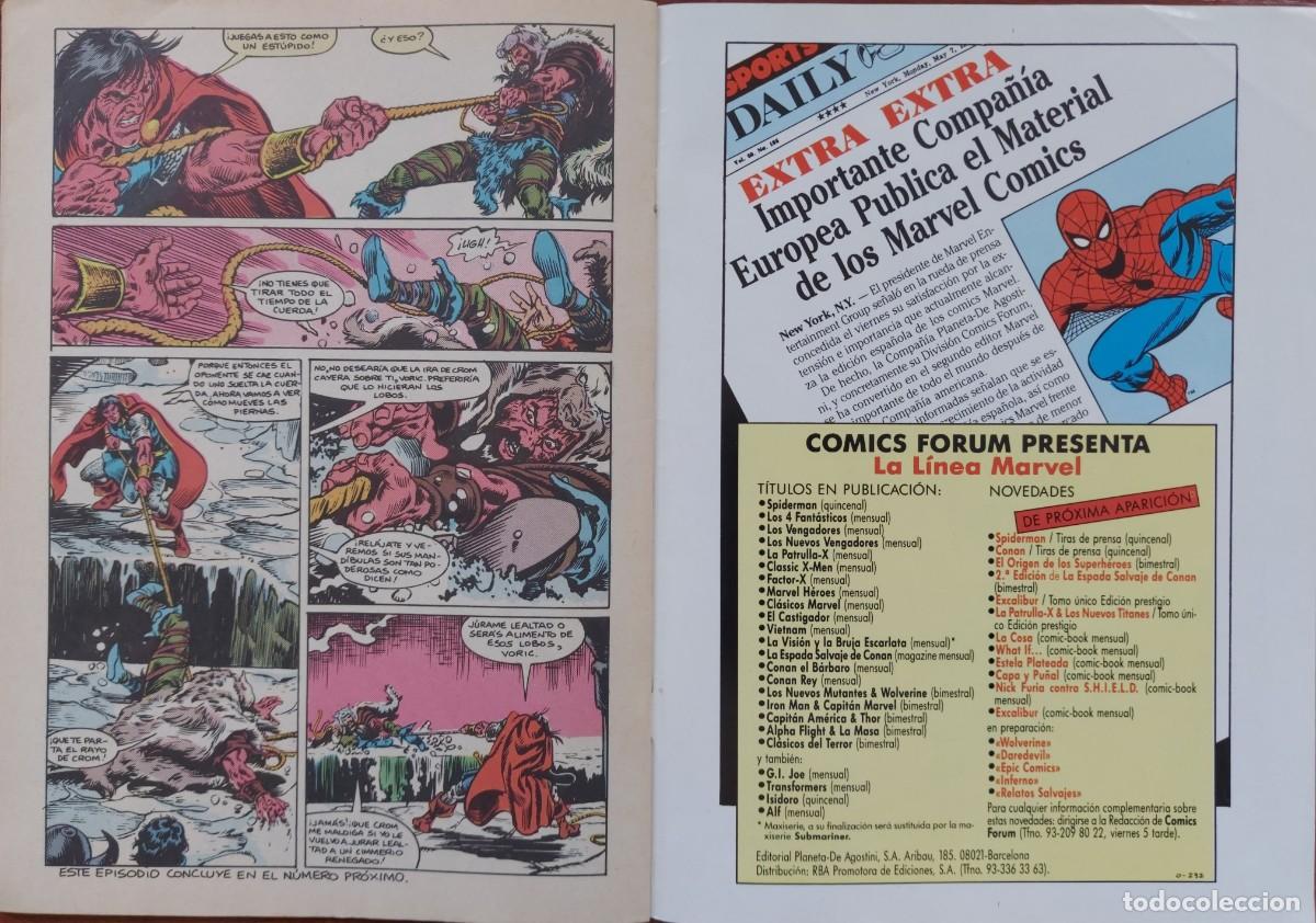 C&oacute;mics: Conan Rey N&ordm; 56 - C&oacute;mics Forum 1989 - Foto 5