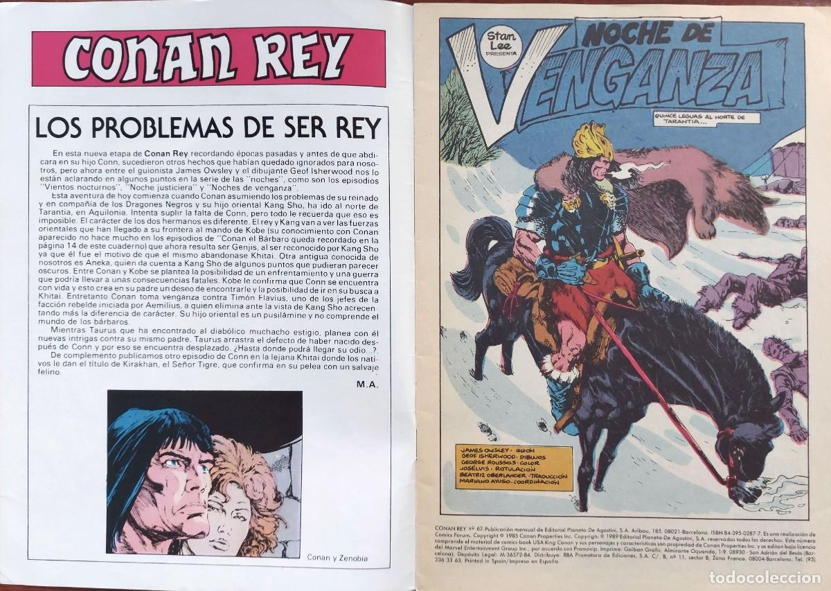 C&oacute;mics: Conan Rey N&ordm; 62 - C&oacute;mics Forum 1989 - Foto 2
