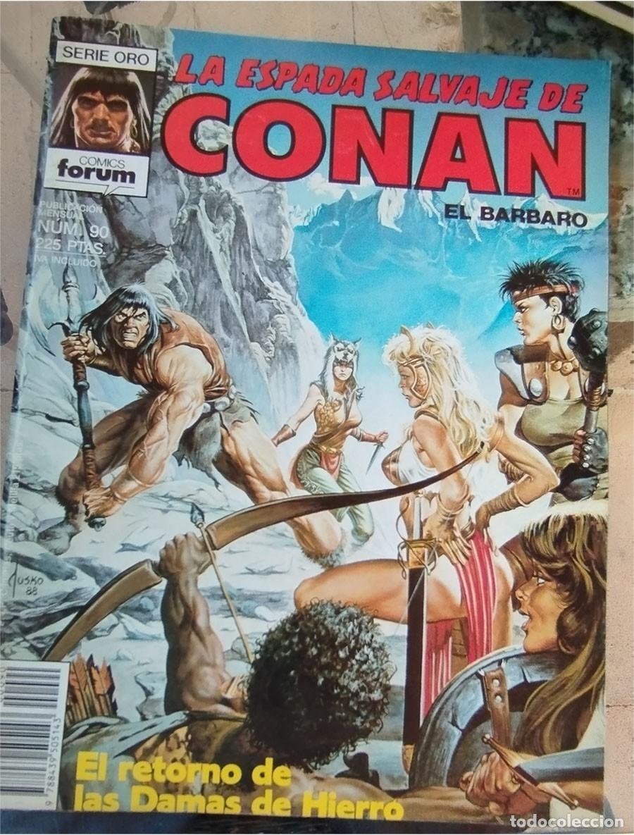 C&oacute;mics: LA ESPADA SALVAJE DE CONAN FORUM SERIE ORO N.&ordm; 90 - Foto 1