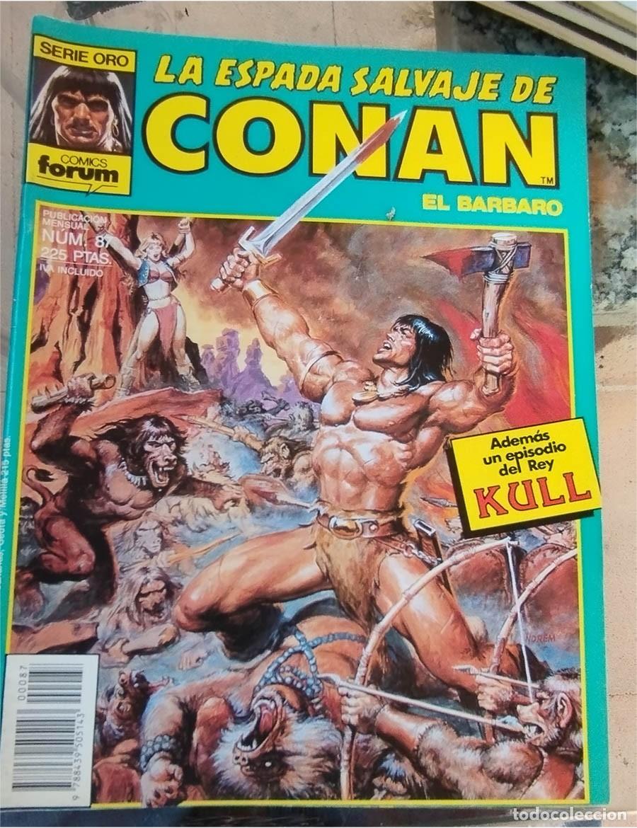C&oacute;mics: LA ESPADA SALVAJE DE CONAN FORUM SERIE ORO N.&ordm; 87 - Foto 1