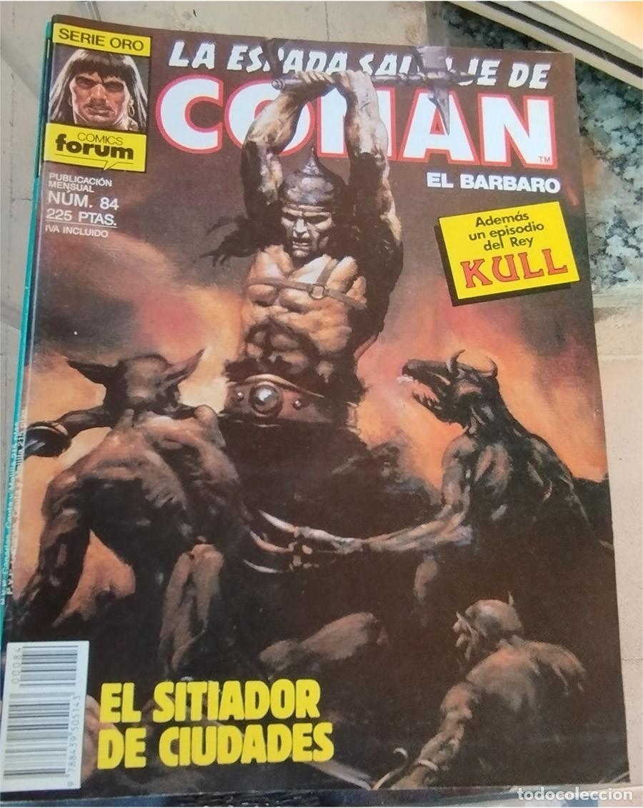 C&oacute;mics: LA ESPADA SALVAJE DE CONAN FORUM SERIE ORO N.&ordm; 84 - Foto 1